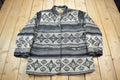 Vintage 1990s Woolrich Aztec Pattern Wool Jacket
