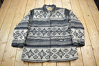 Vintage 1990s Woolrich Aztec Pattern Wool Jacket