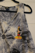 Vintage 1990s Disney Mickey Mouse Tie Dye Tank Top Shirt