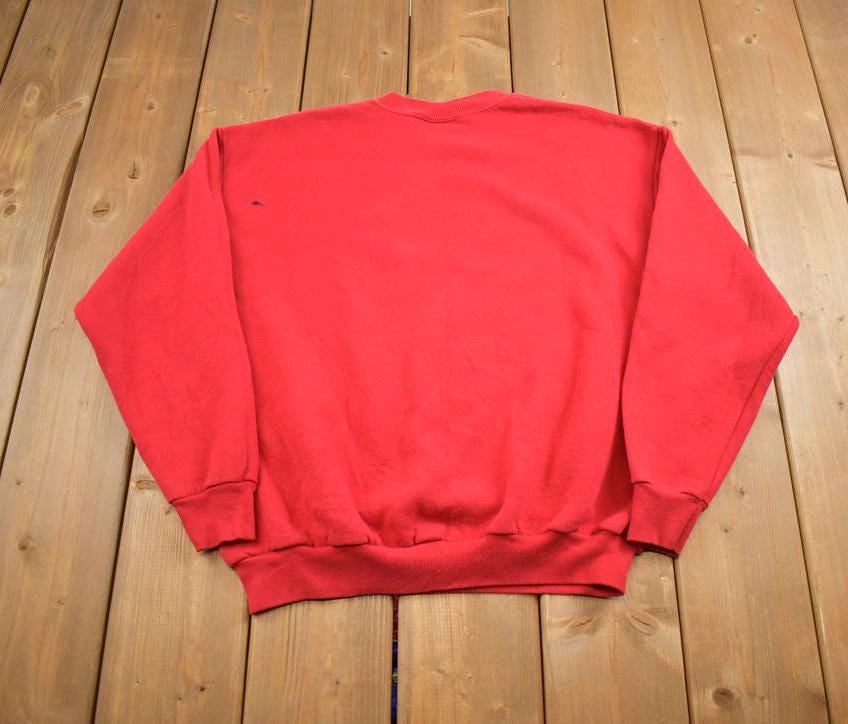 Vintage 1990s Lee Dallas Center Grimes Elementary School Souvenir Travel Crewneck Sweatshirt Made In USA