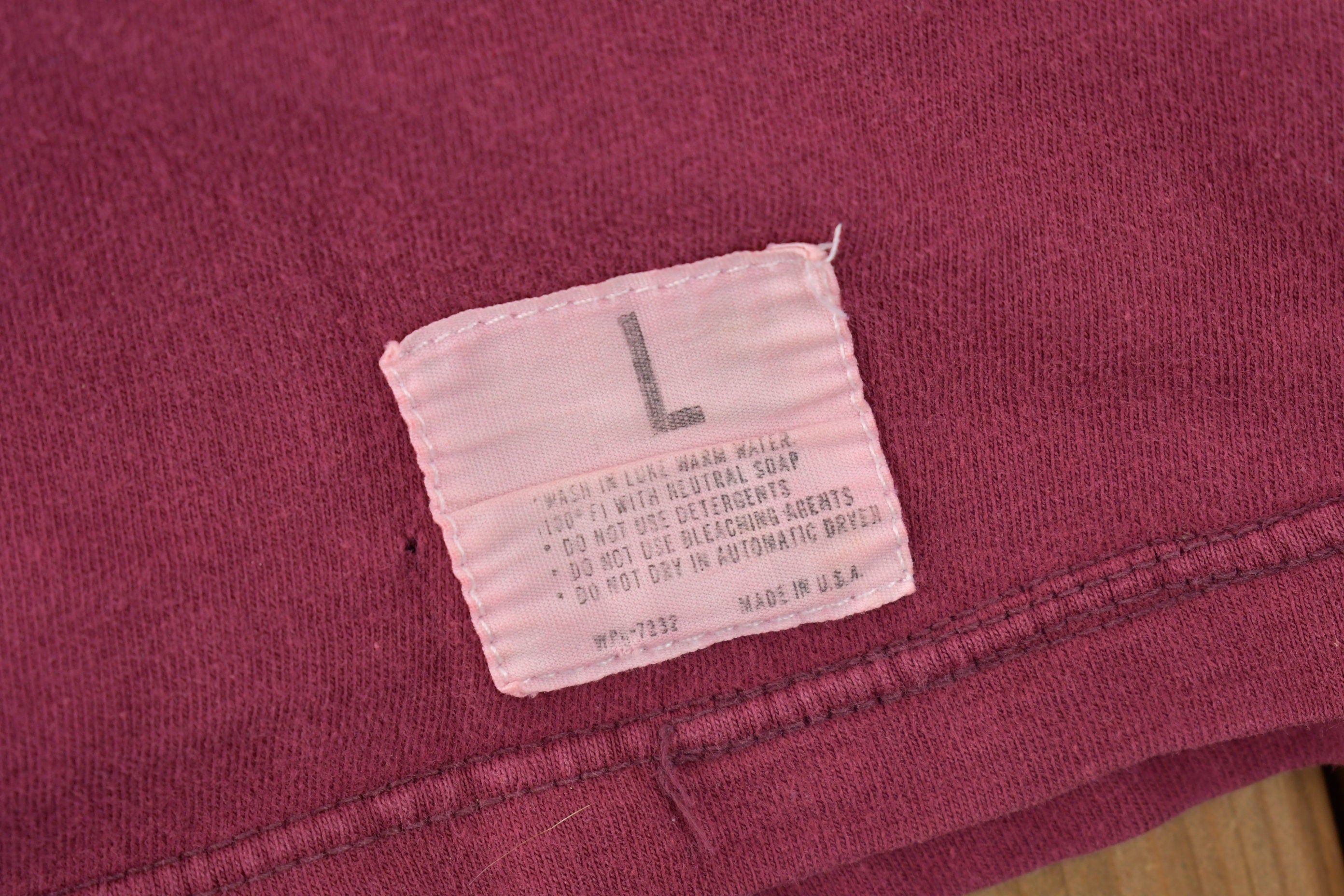 Vintage 1960s AON Embroidered Fraternity Football Jersey Shirt Size L Made In USA