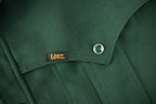 Vintage 1970s Lee Western Style Pearl Snap Button Up Shirt Made in USA Size L