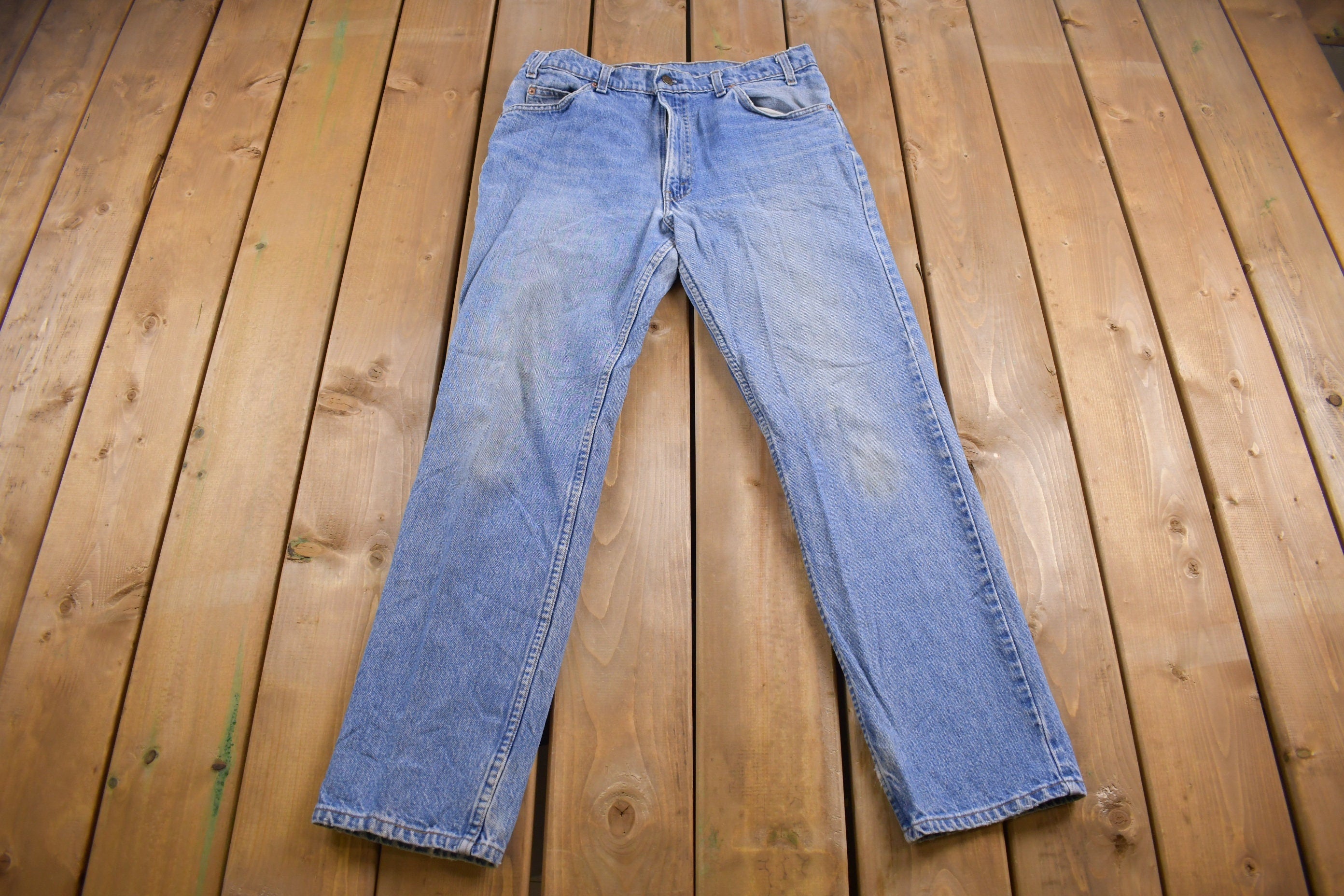Vintage 1990s Levi's 509 Orange Tab Jeans Size 32 x 30