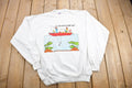 Vintage 1990s Fishing Theme Crewneck