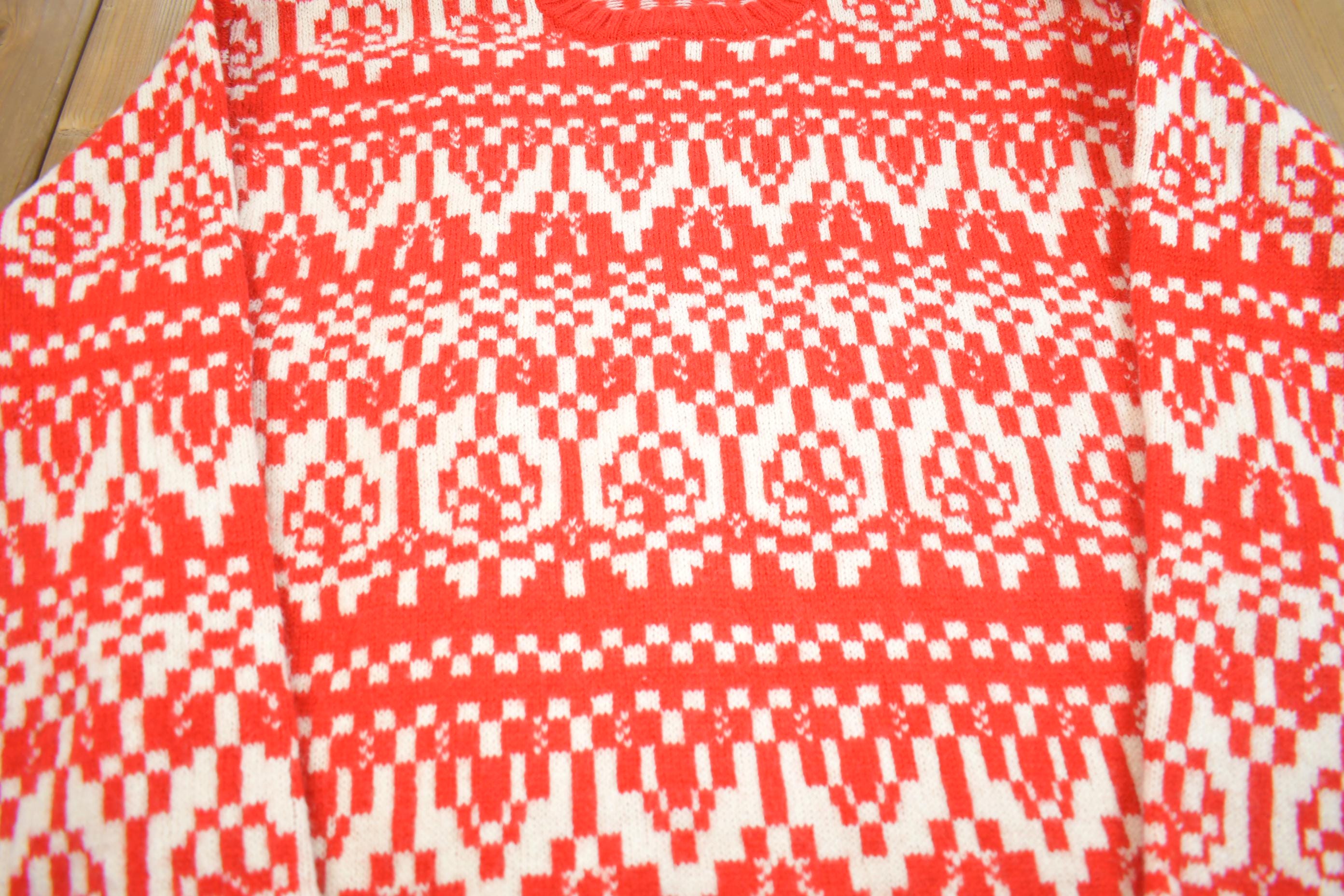 Vintage 1980s John Ashford Knit Crewneck Sweater