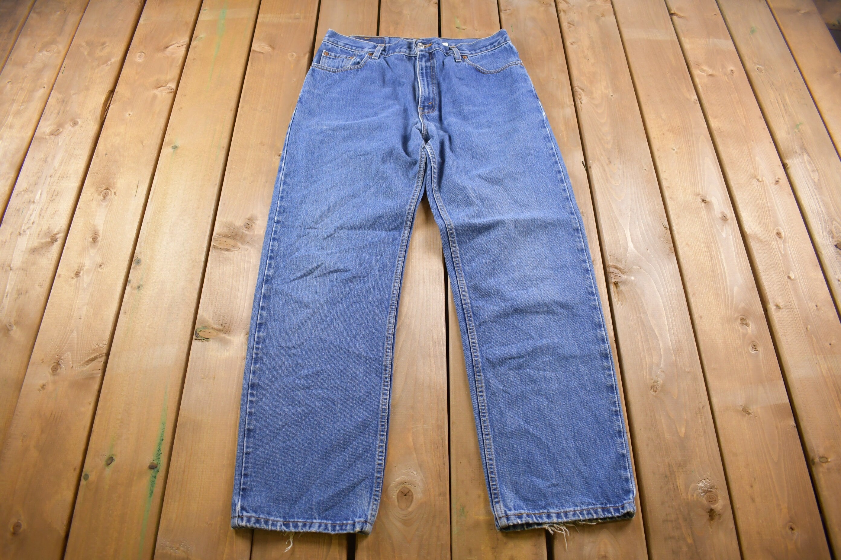 Vintage 1990s Levi's 555 Tab Jeans Size 35 x 31