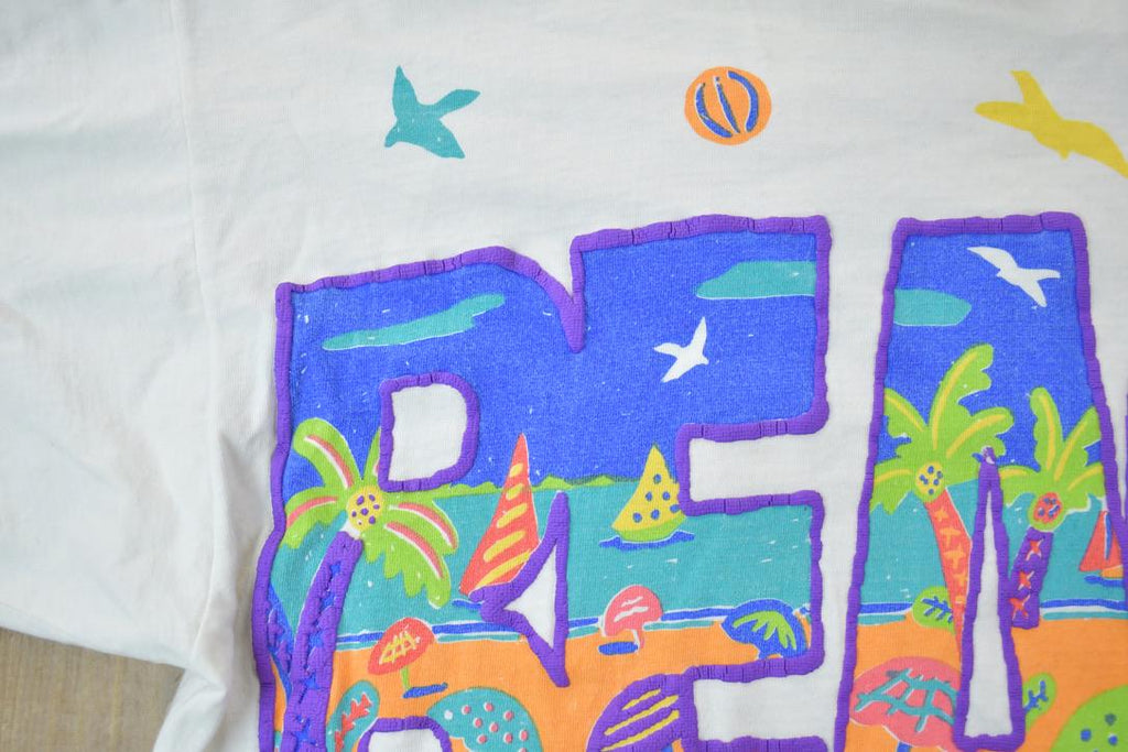 Vintage 1990s Malibu Beach Club Souvenir T-Shirt
