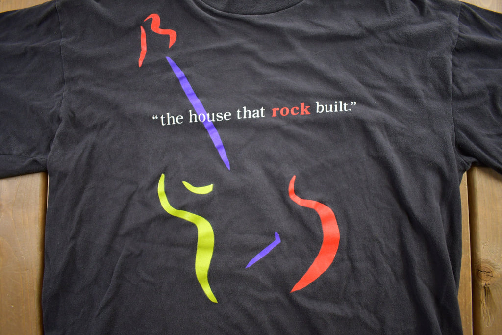 Vintage 1990s Rock & Roll Hall Of Fame Souvenir T Shirt Made In USA Size XL