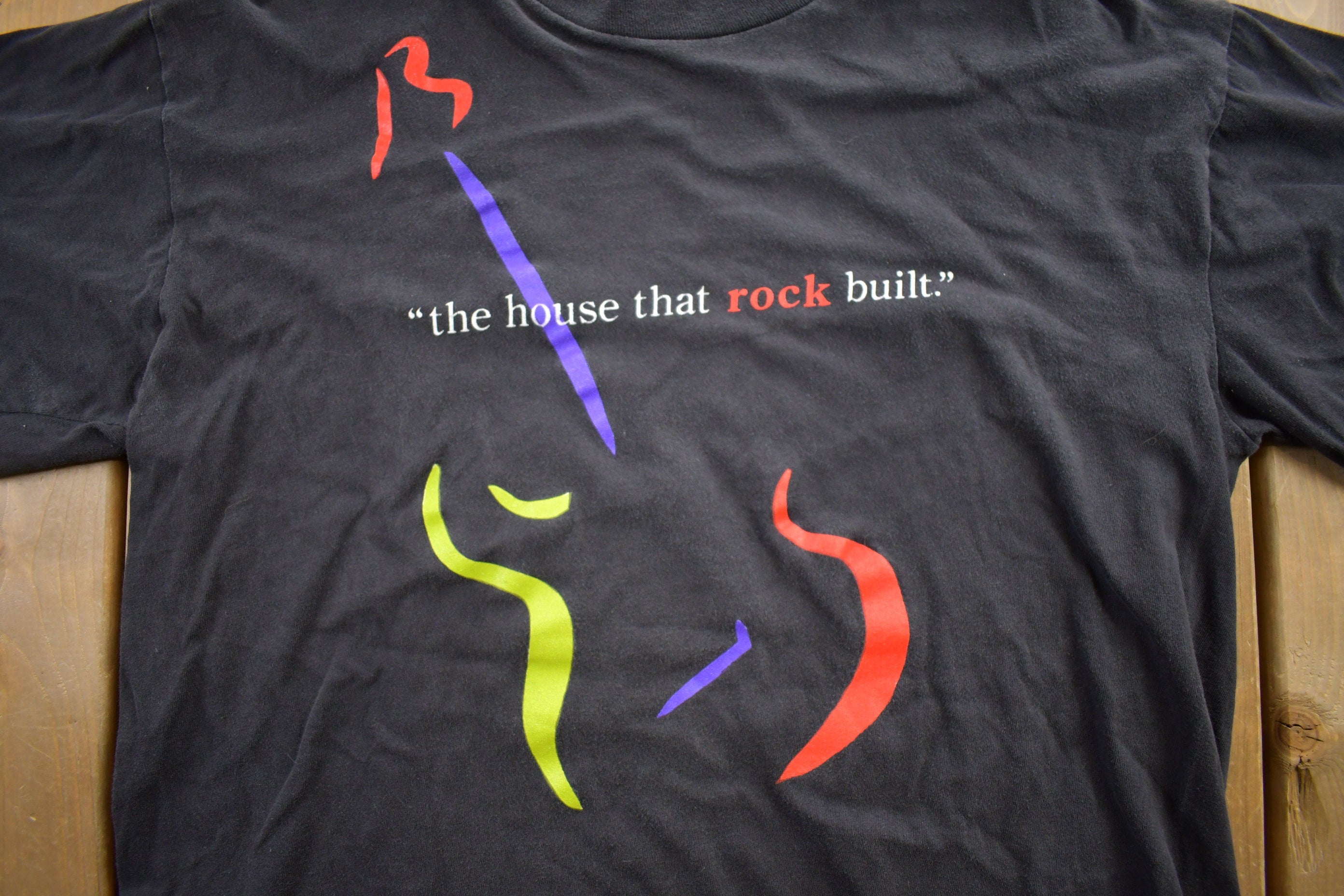 Vintage 1990s Rock & Roll Hall Of Fame Souvenir T Shirt Made In USA Size XL