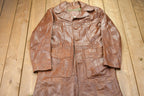 Vintage 1980s Leather Full Length Jacket