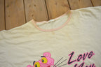 Vintage 1997 The Pink Panther Cartoon Pajama T-Shirt