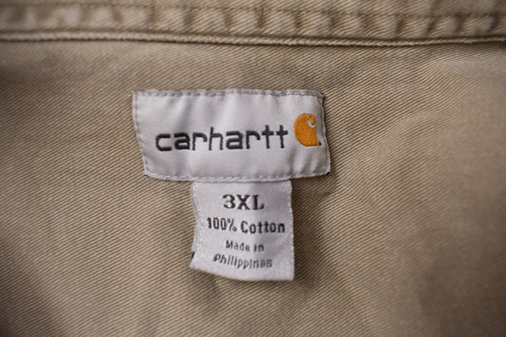 Vintage 1990s Carhartt Rugged Outdoor Wear Button Up Shirt