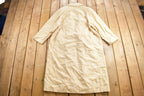 Vintage 1990s J. G. Hook White Wool Overcoat