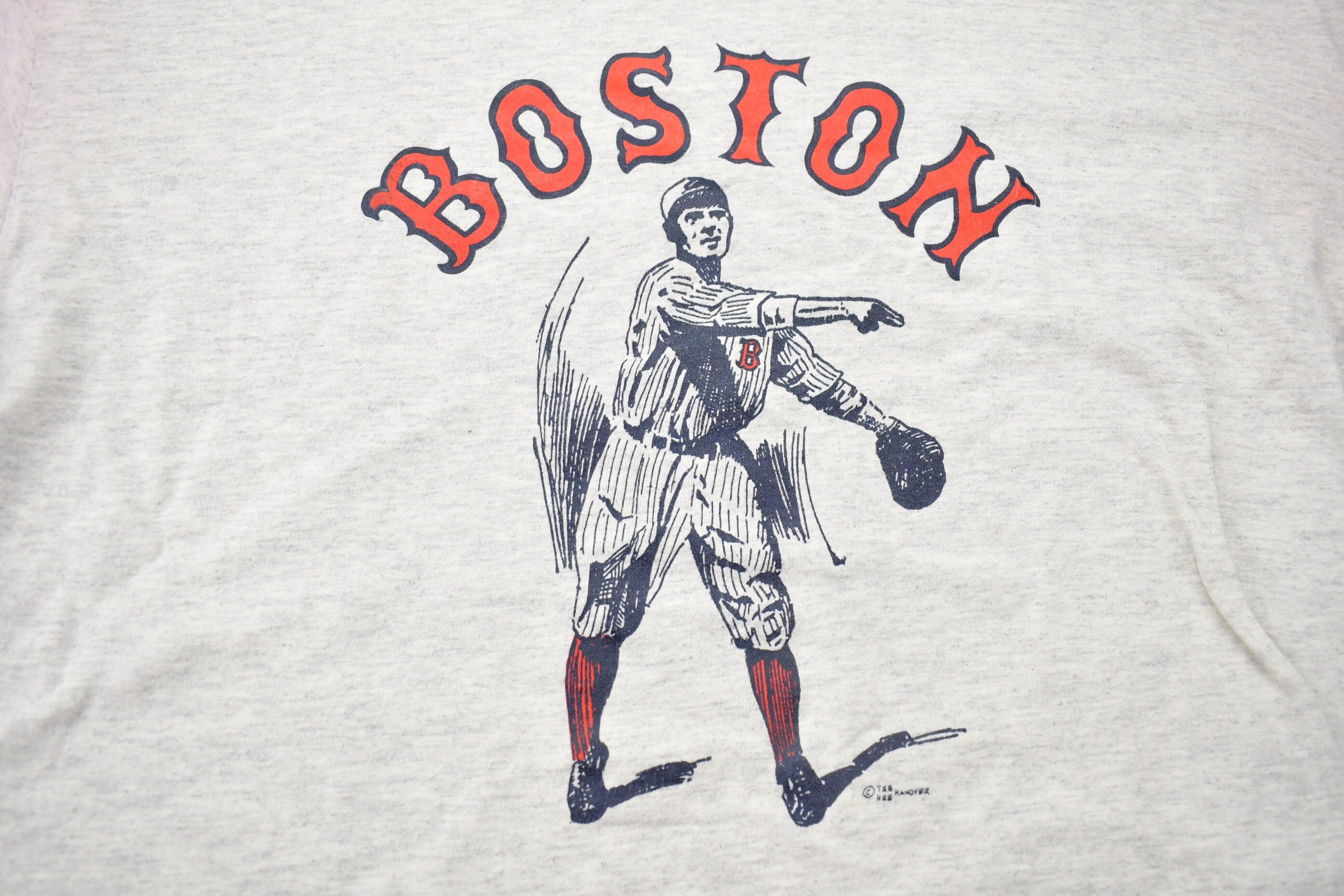 Vintage 1990s MLB Boston Red Sox Graphic T-Shirt / Made In USA / MLB Baseball / 90s Streetwear / Sportswear
