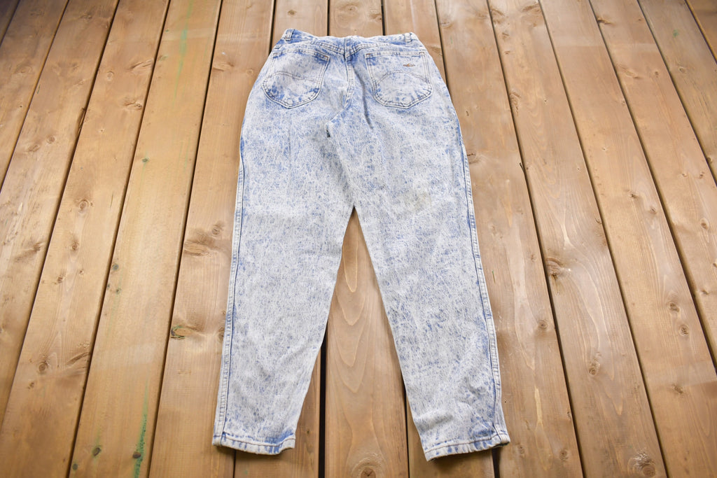 Vintage 1980s Chic Acid Wash Skinny Jeans 26 x 29