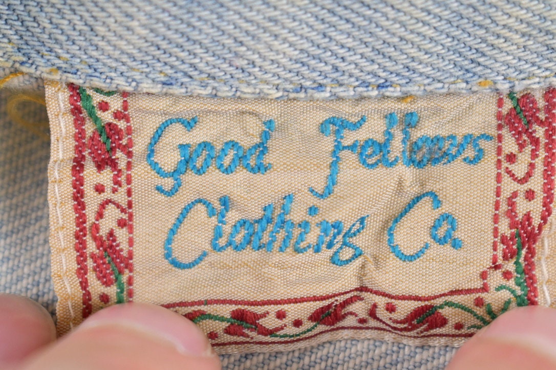 Vintage 1990s City Lights Customized Denim Jacket