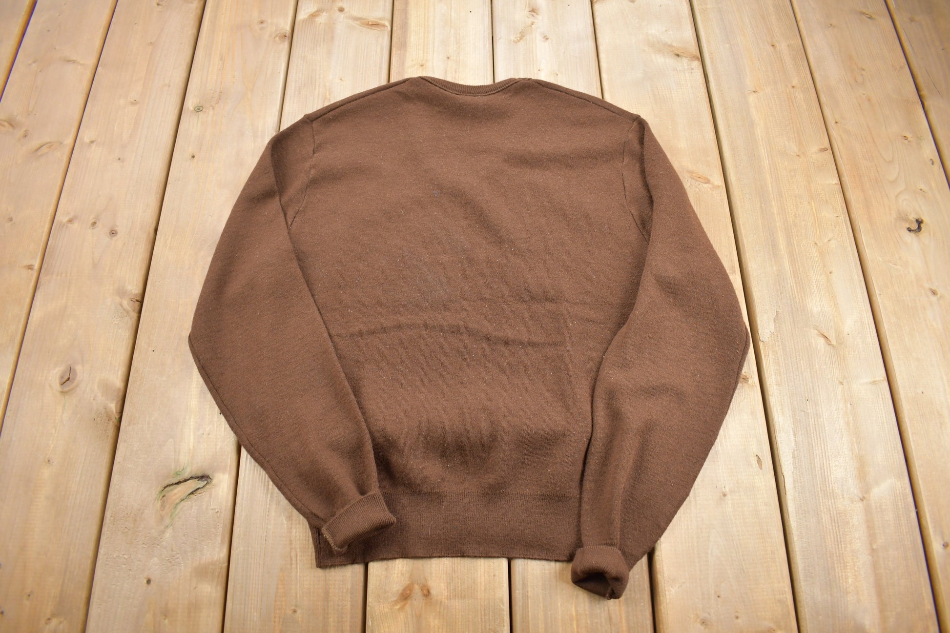 Vintage 1990s Cleveland Browns NFL Knit V Neck Sweatshirt