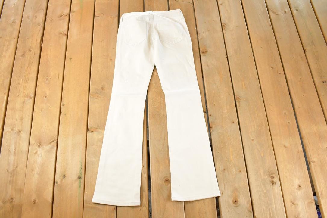 Vintage Deadstock Y2K Grace In LA Bedazzled Bootcut Low Rise Jeans Women's Size 26 x 32