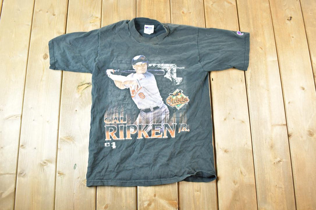 Vintage 1990s Cal Ripken Jr MLB Graphic T-Shirt Youth L