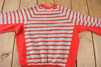 Vintage 1970s Striped Crewneck Sweatshirt Made In USA Size XS