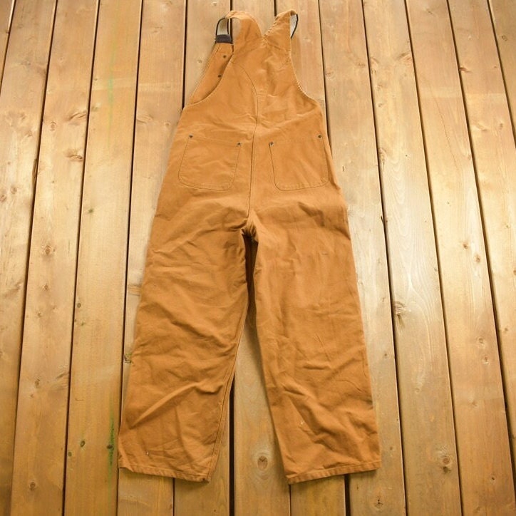 Vintage 1990s Carhartt Double Knee Canvas Overalls