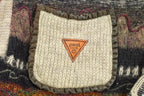Vintage 1990s Prost Club Knitted Quarter Button Sweater