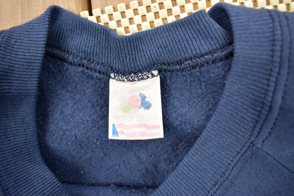 Vintage 1980s United States Navy Graphic Raglan Crewneck