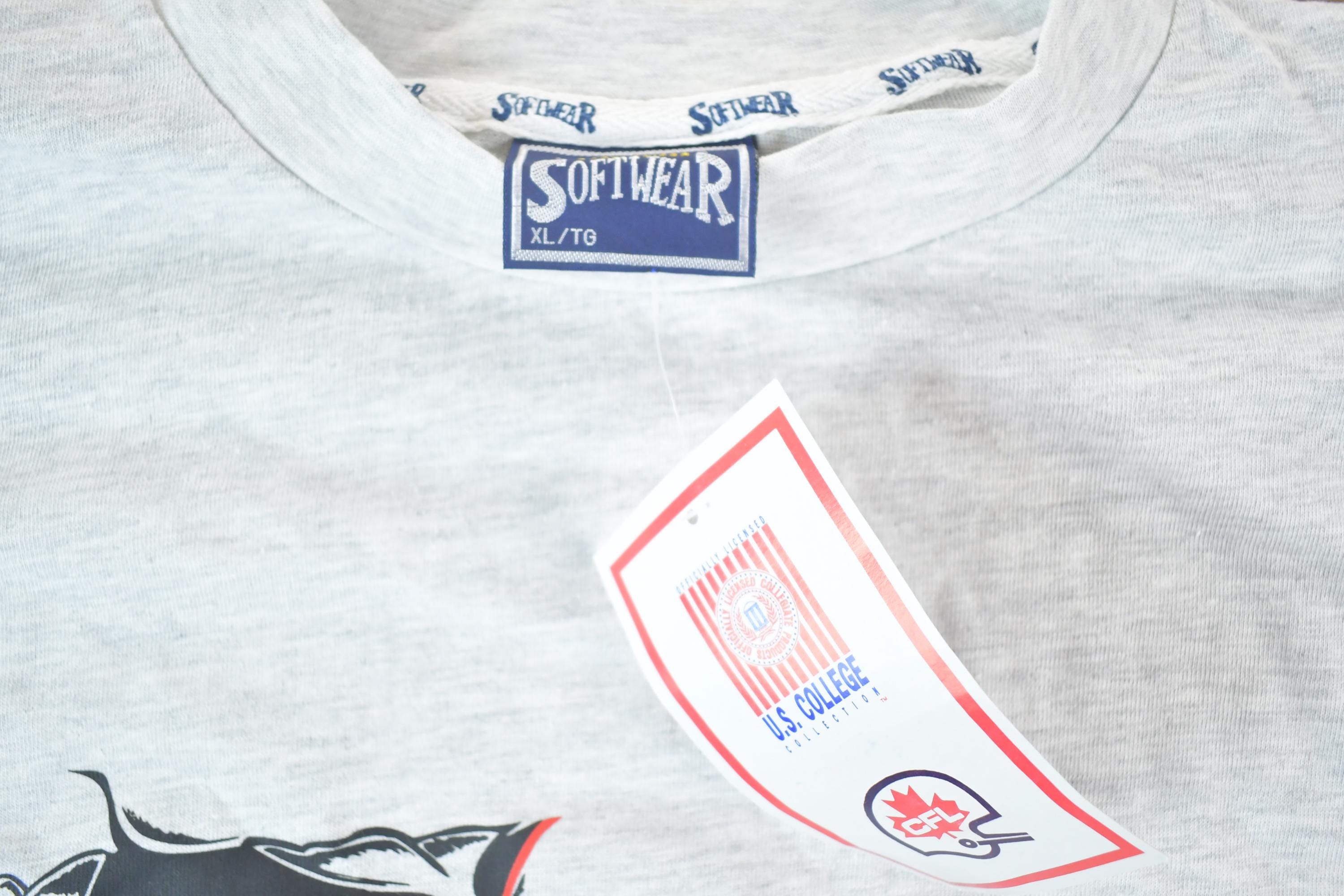 Vintage 1996 Softwear Deadstock Euro Croatia Souvenir Soccer T-Shirt Mens XL