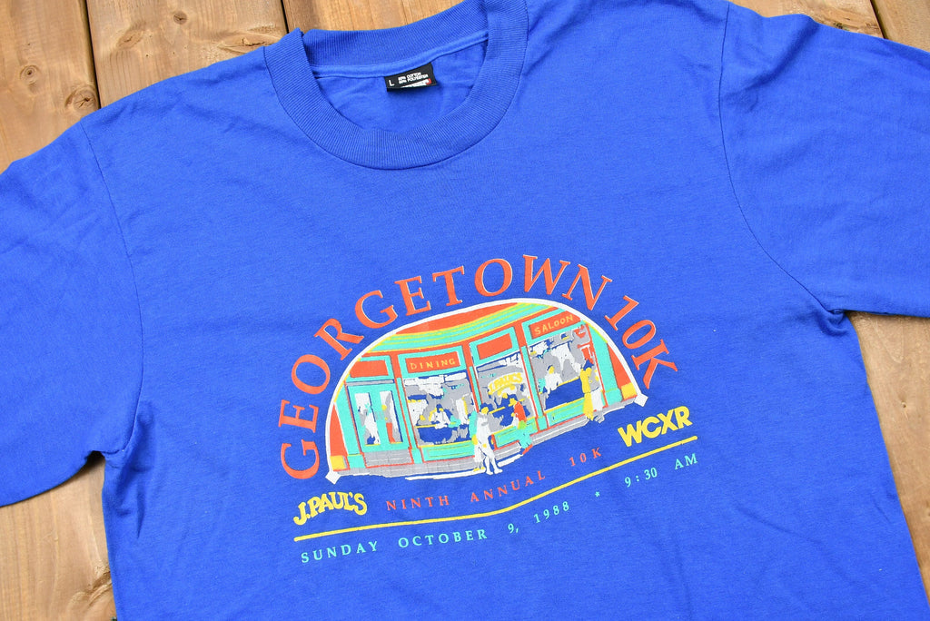 Vintage 1988 Georgetown 10k Graphic Long-Sleeve T-Shirt