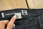 Vintage 1990s Levi Silver Tab Loose Wide Leg Denim Jeans Men's 42 x 32
