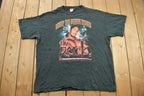 Vintage 1998 The Rock Layin' The Smack Down Graphic T-Shirt