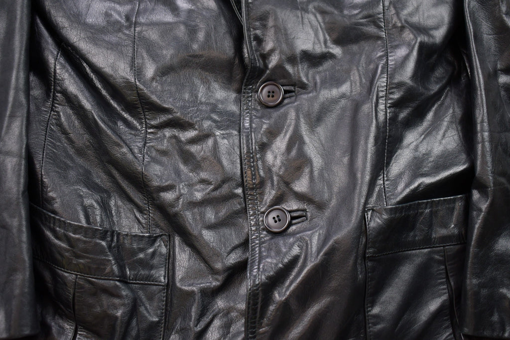 Vintage 1990s Bermans Leather Jacket