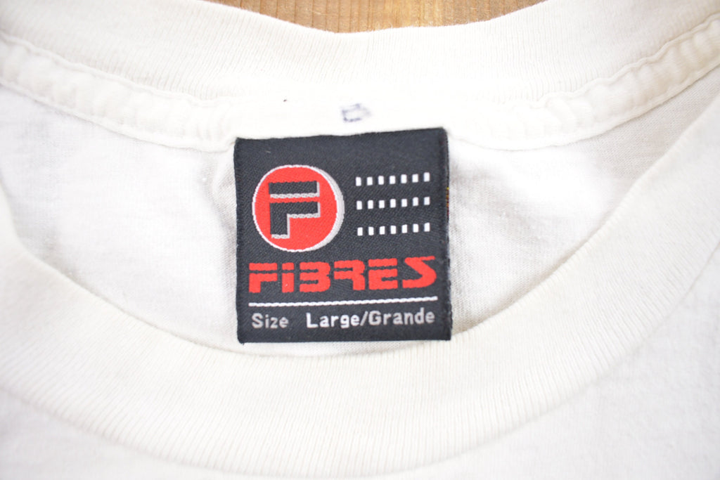 Vintage 1990s Fibres Blank Whiter T Shirt