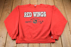 Vintage 1990s Russell Athletics Detroit Red Wings NHL Graphic Sweatshirt