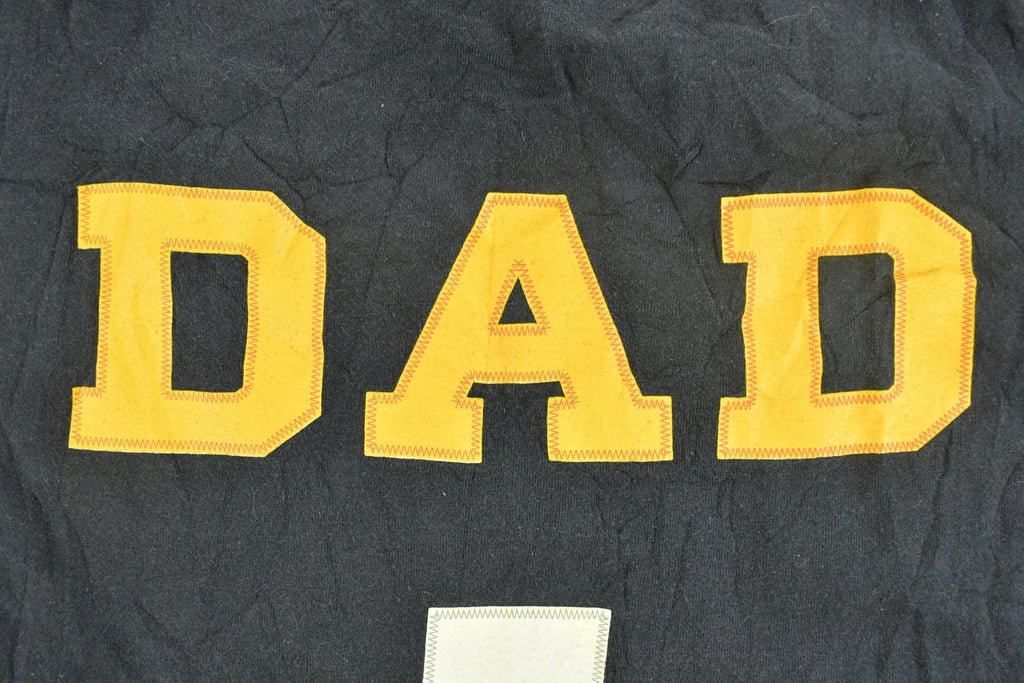 Vintage 1990s Pittsburgh Steelers #1 Dad NFL Graphic T-Shirt