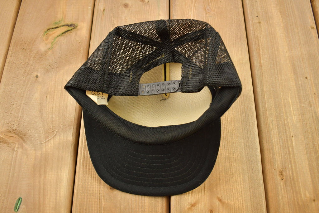 Vintage 1990s Funny Fisherman Theme Trucker Hat