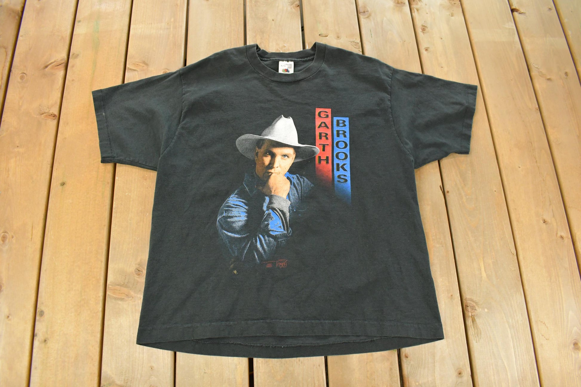 Vintage 1992 Garth Brooks Tour Band T-Shirt Men's XL