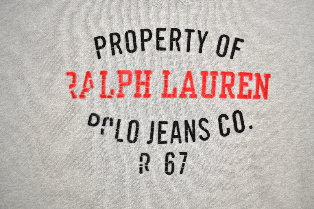 Vintage 1990s Polo Jeans Property Of Ralph Lauren Crewneck Sweatshirt