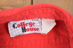 Vintage 1990s College House Alaska Embroidered Eagle Button Up Shirt