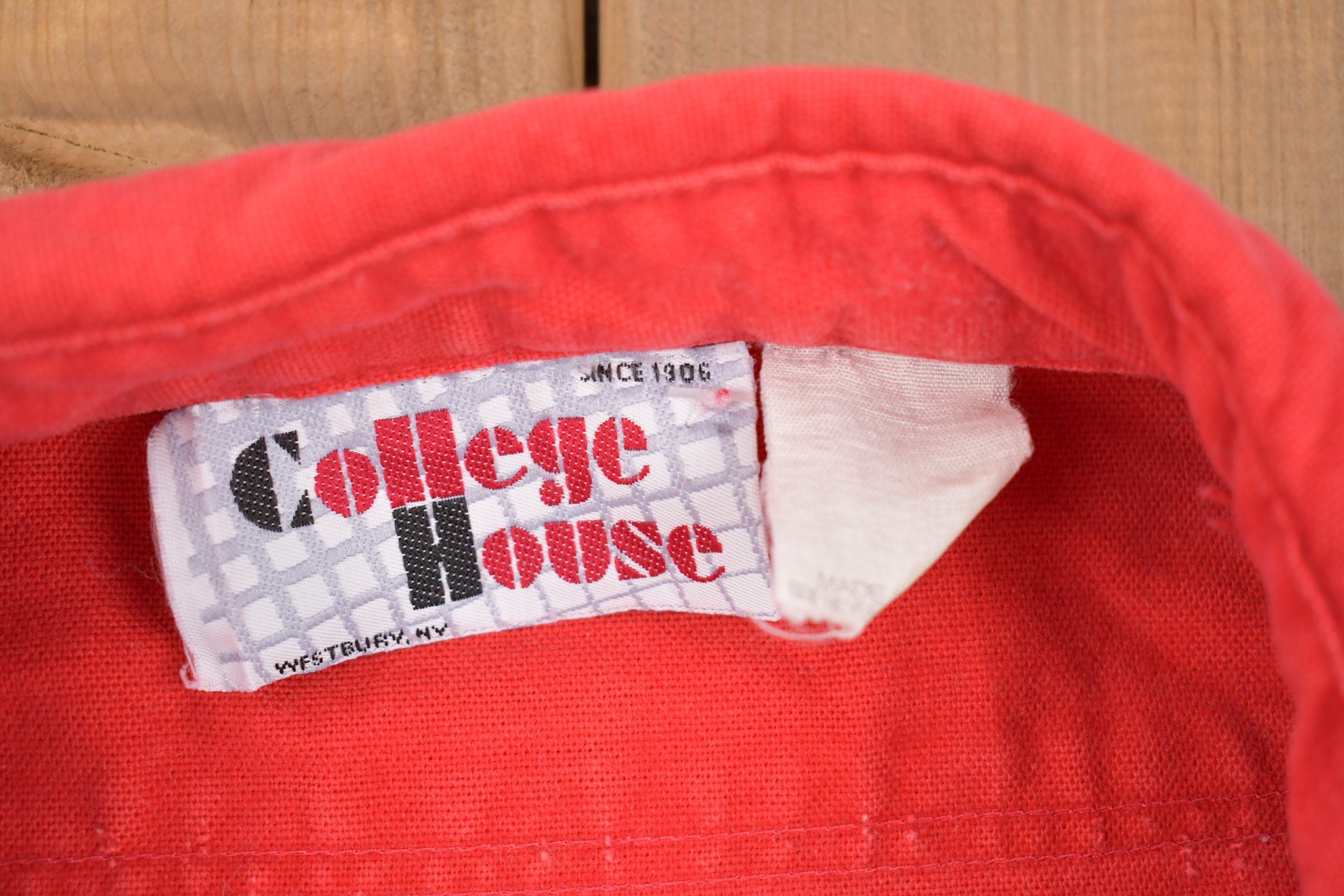 Vintage 1990s College House Alaska Embroidered Eagle Button Up Shirt