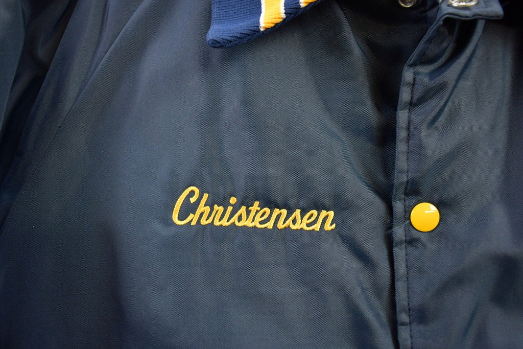 Vintage 1980s Brainerd Community College Bomber Jacket