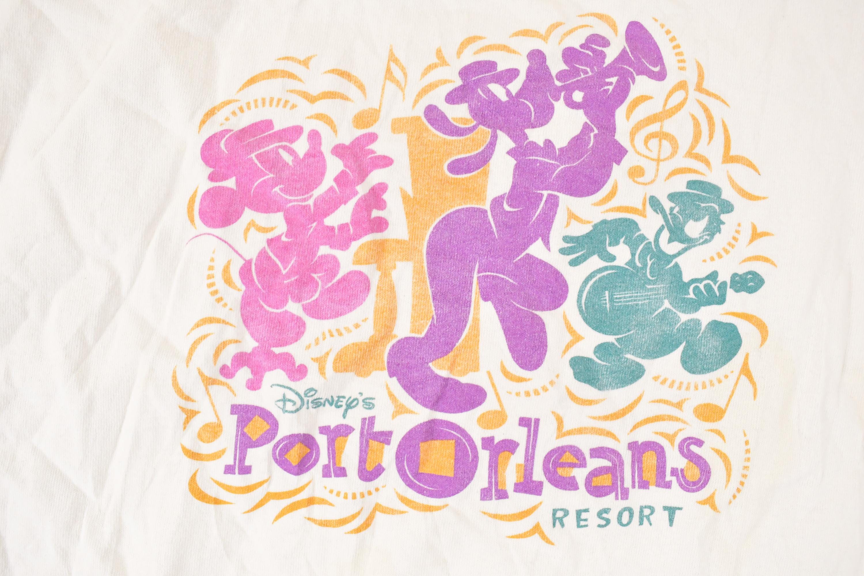 Vintage 1990s Port Orleans Disney Crewneck Shirt Men's M
