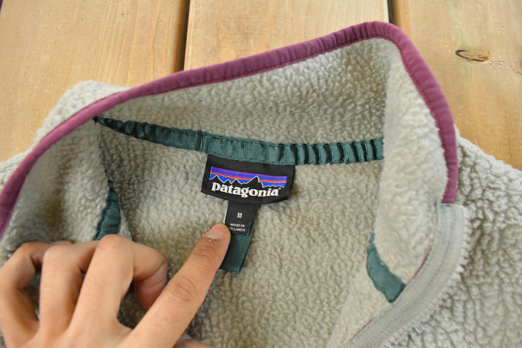 Vintage Y2K Patagonia Deep Pile Half Zip Fleece Sweater Women's Medium