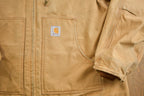 Vintage 1990s Carhartt Hooded Chore Jacket