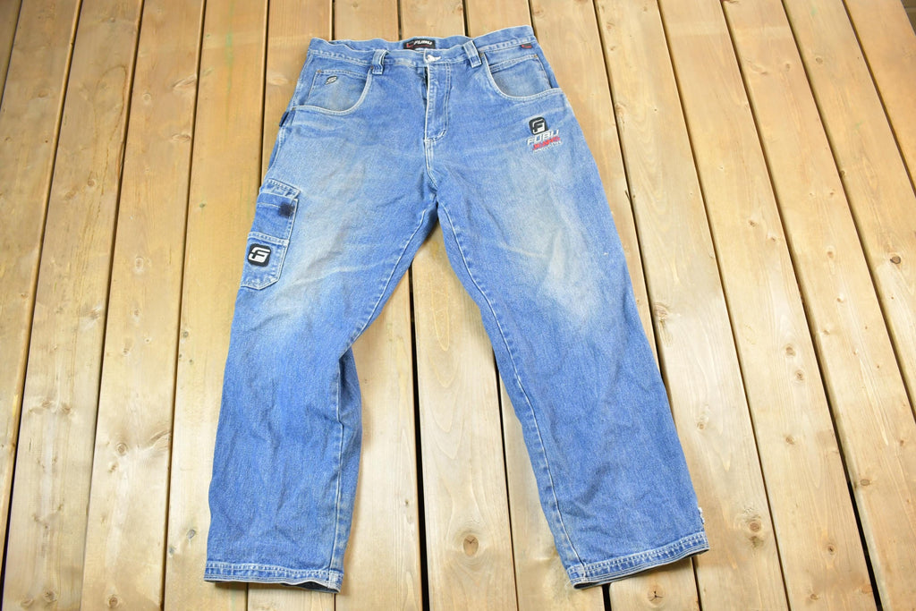 Vintage 1990s Fubu The Collection Denim Hip Hop Jeans Size 38 x 30