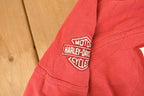 Vintage 1990s Harley Davidson Souvenir Motorcycle Crewneck Shirt Mens L  90s Crewneck  Travel Vacation Sweater  Vintage Sweatshirt