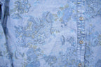 Vintage 1990s Krazy Kat Denim Button Up Shirt / Denim / Abstract Pattern / Casual Shirt / Formal Shirt