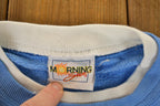 Vintage 1990s Morning Sun Mice In The Rain Double Collar Crewneck Sweatshirt Women's XXL