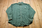Vintage 1990s University Of Michigan State Collegiate Spartans Button Up  Embroidered  NCAA Sweatshirt  Sportswear  Americana  Spartans