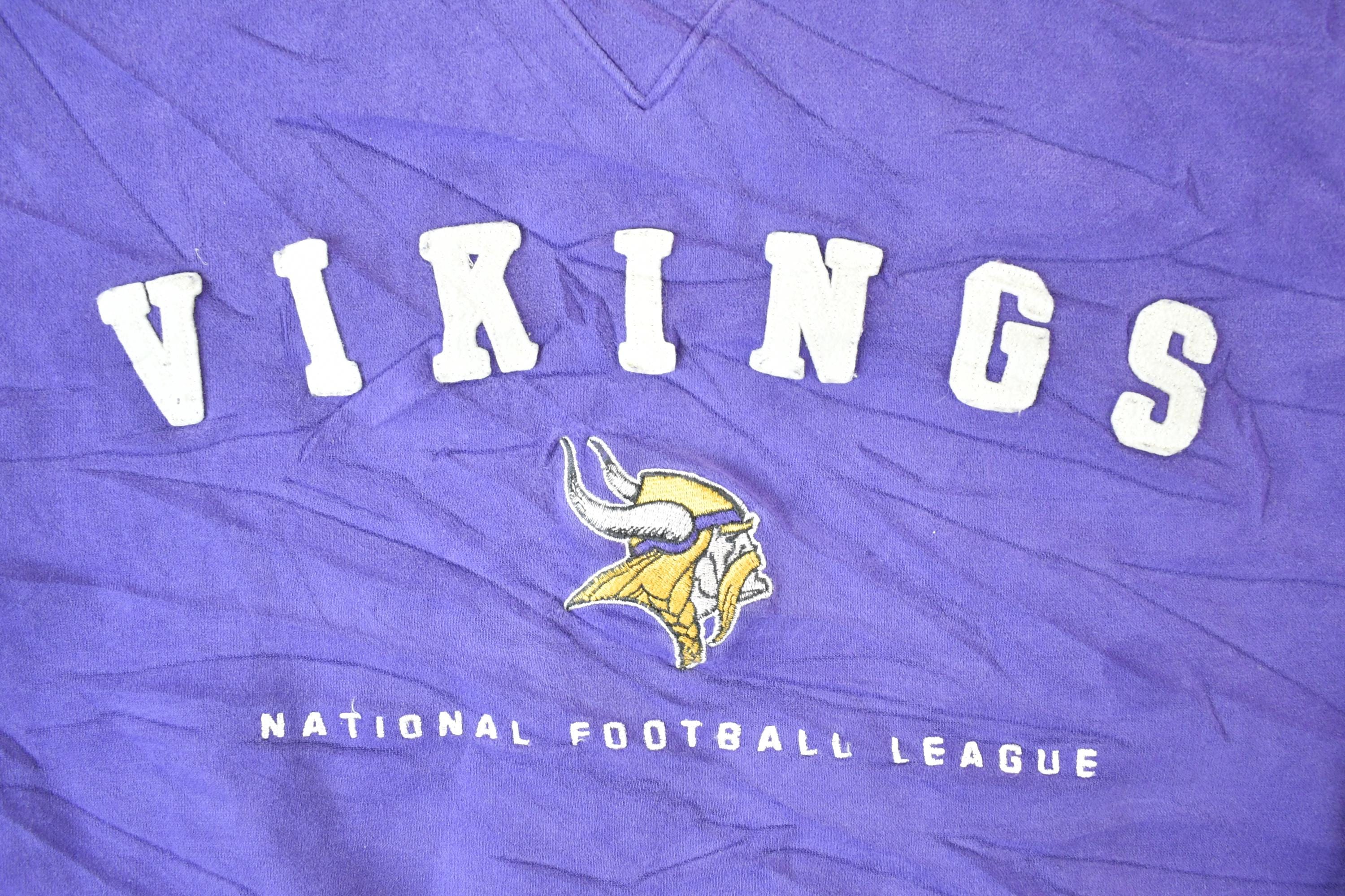 Vintage 1990s Minnesota Vikings NFL Crewneck Sweatshirt